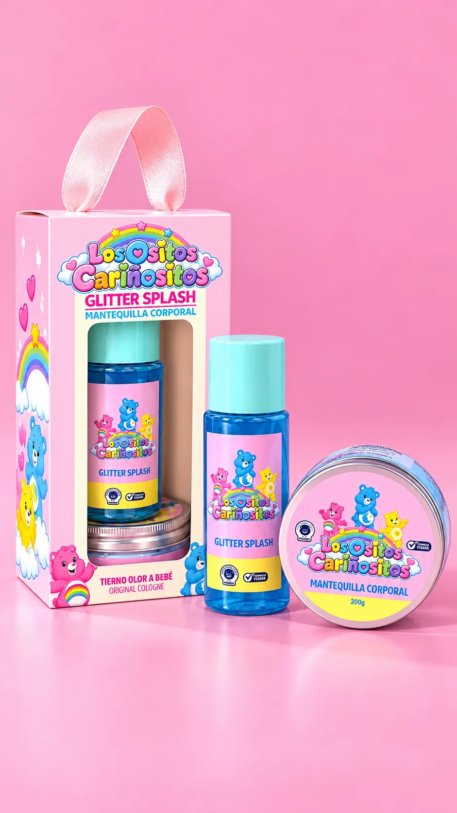 Set ositos cariño crema y splash