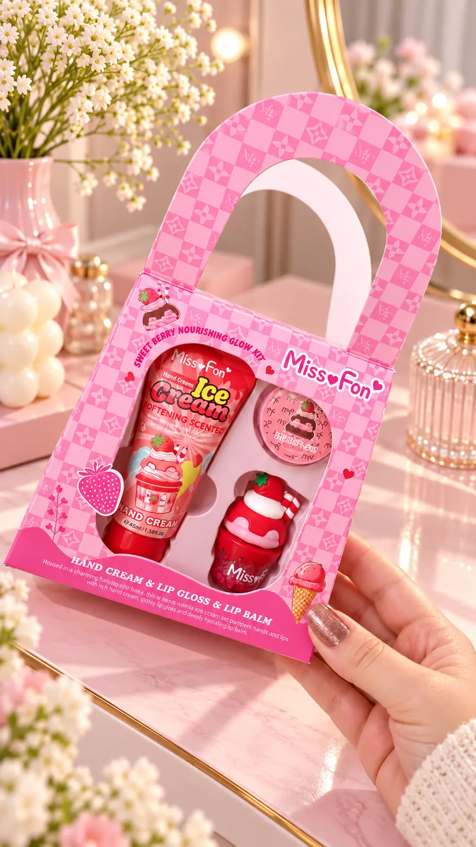 Set bolsito crema gloss y humectante