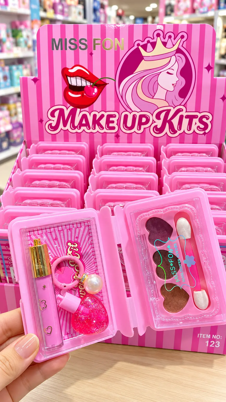 Mini maquillaje para niñas